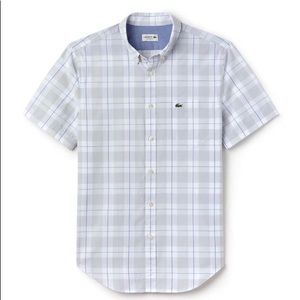 NEW Lacoste Regular Fit Collard Shirt | size 44 XL